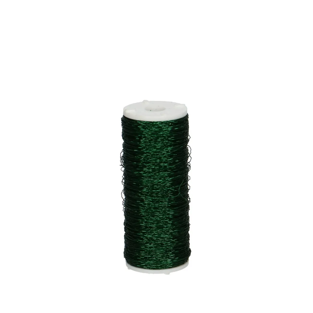 Bouillon zelený, tenký kučeravý drôt 0,3 mm, 100 g