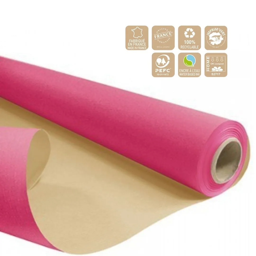 Baliaci papier Clayrton ružový 80 cm, návin 50 m