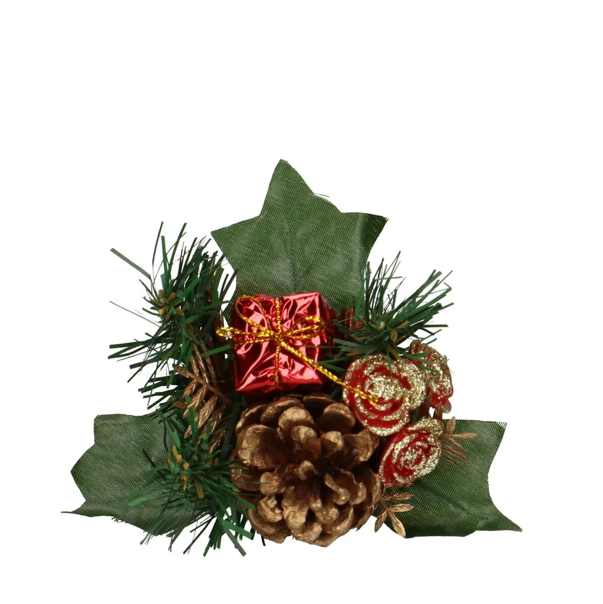Vianočná dekorácia Kerst Bijsteker dekoračný červená ⌀ 10 cm