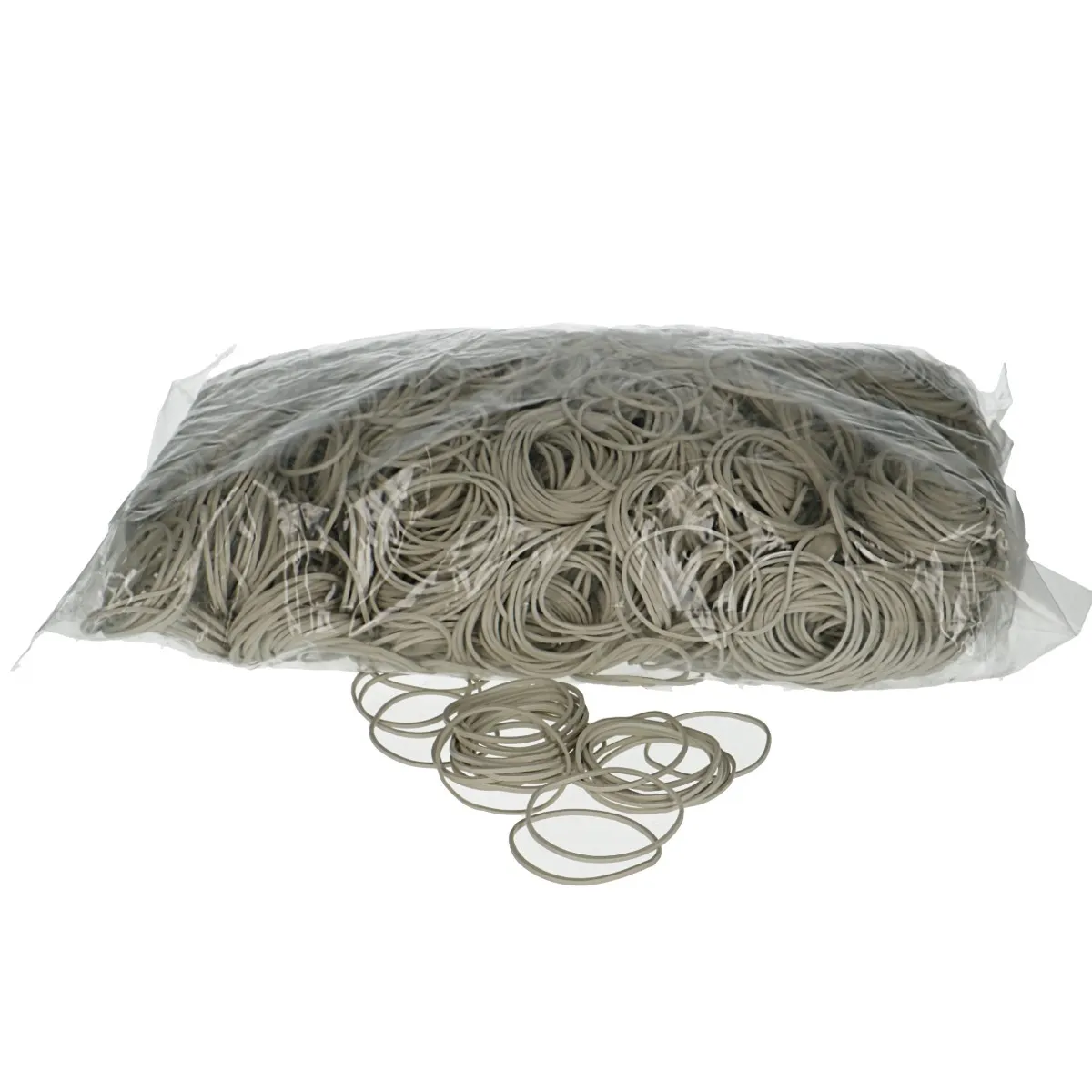 Gumičky 40 × 1,5 mm biele 1 kg