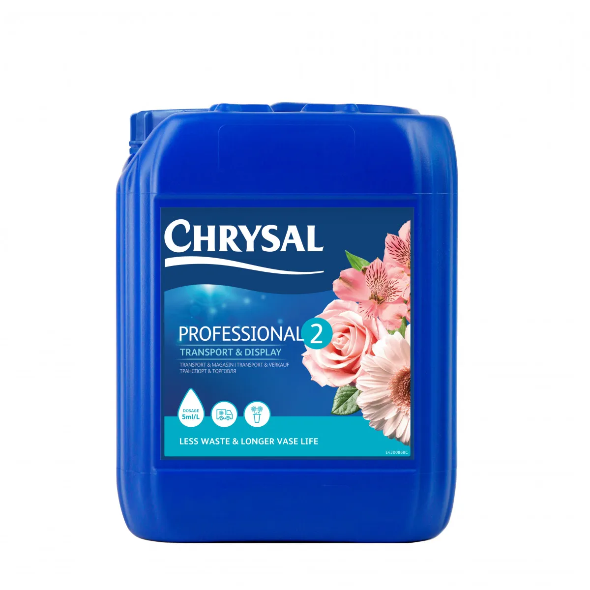 Chrysal Professional 2, výživa na rezané kvety v kanistri 5 l