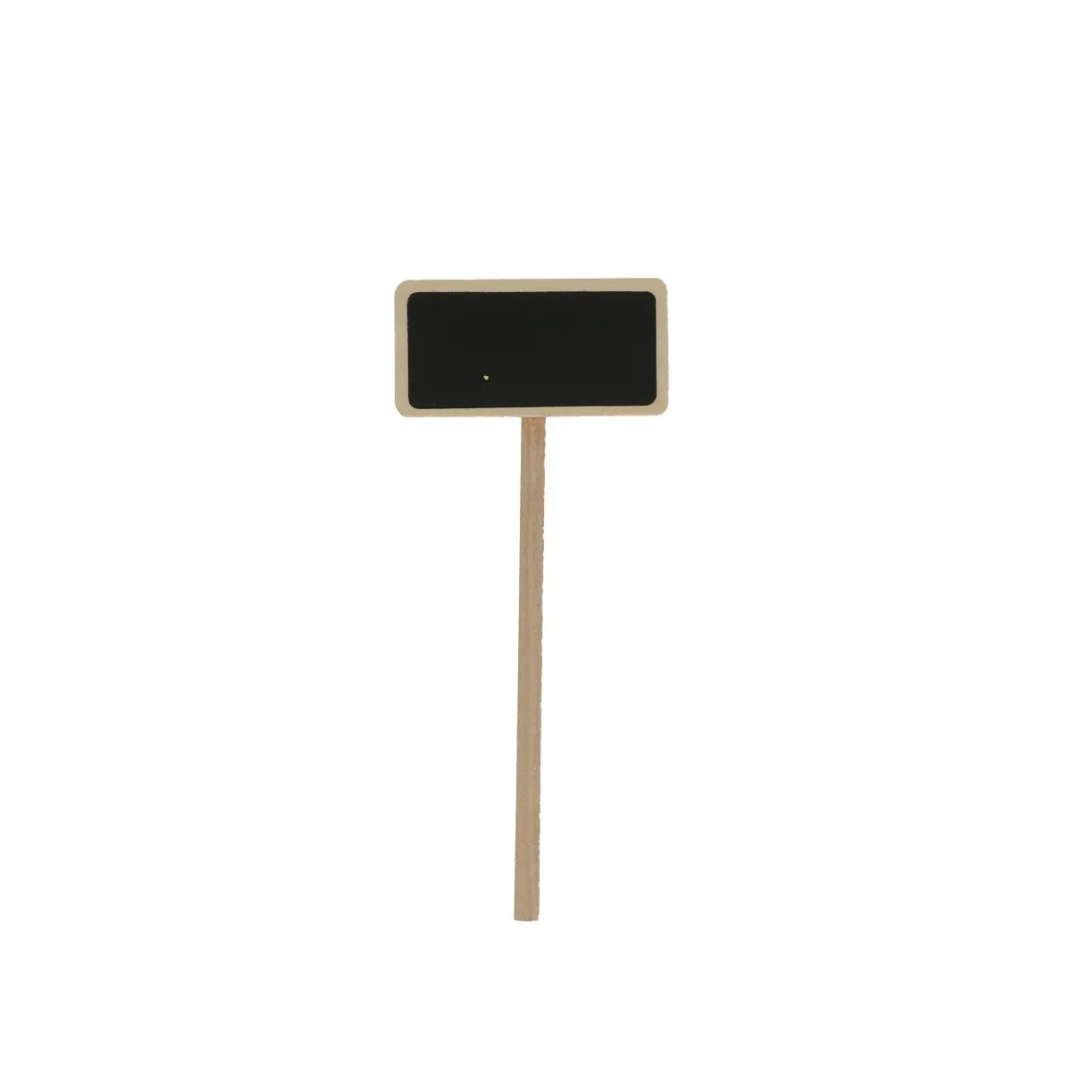 Drevené cenovky čierne ⌀ 6 až 3 × 14 cm