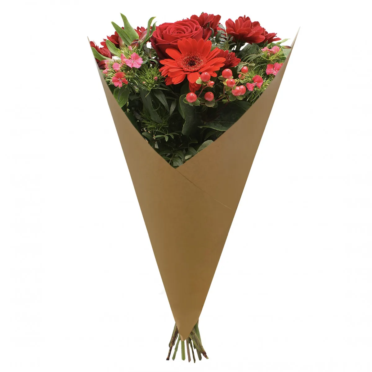 Ohybný obal na kyticu Flowerwrap hnedý 65 × 55 cm