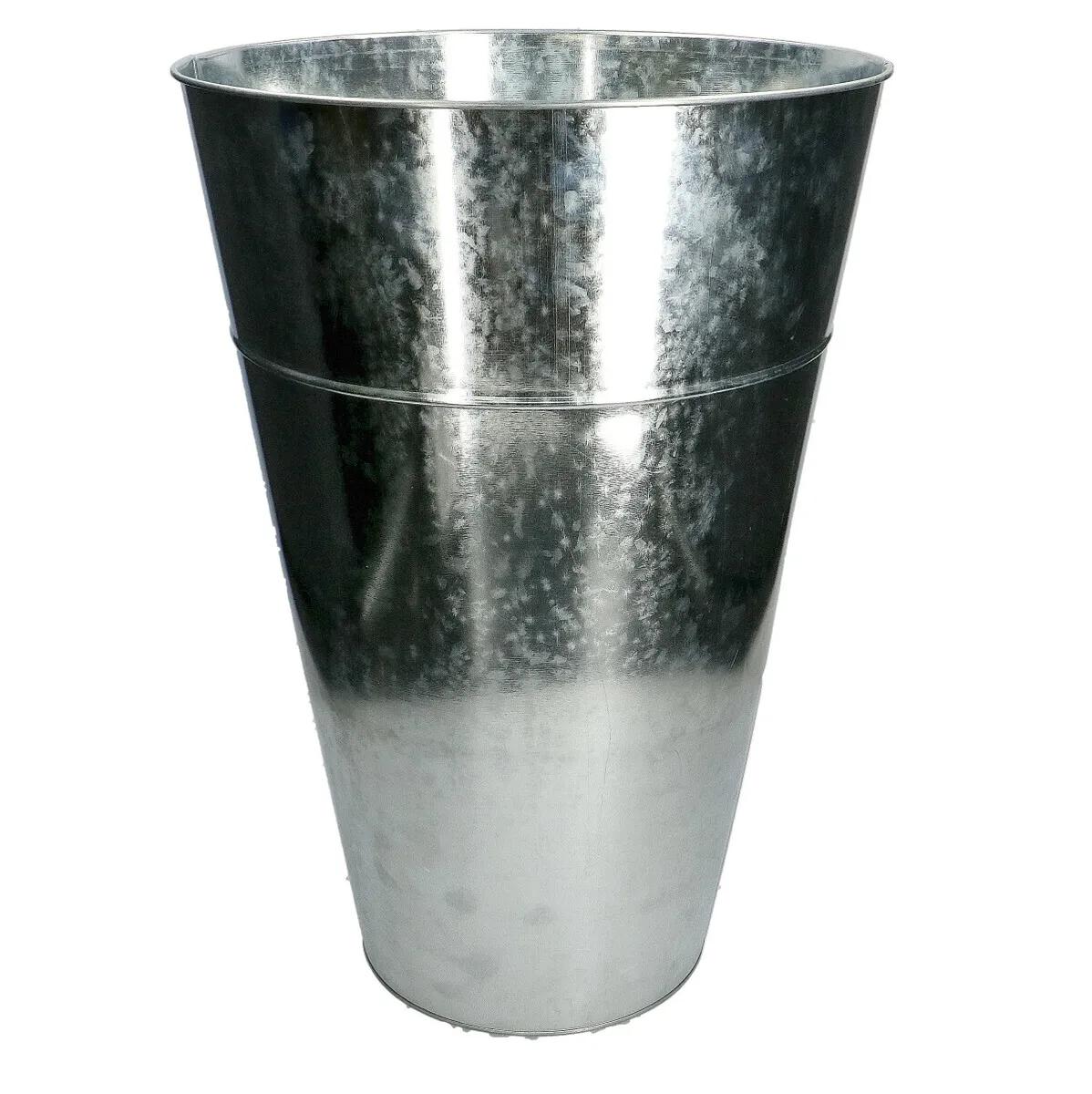 Zinok váza Shop strieborná ⌀ 30 × 50 cm, 13 l
