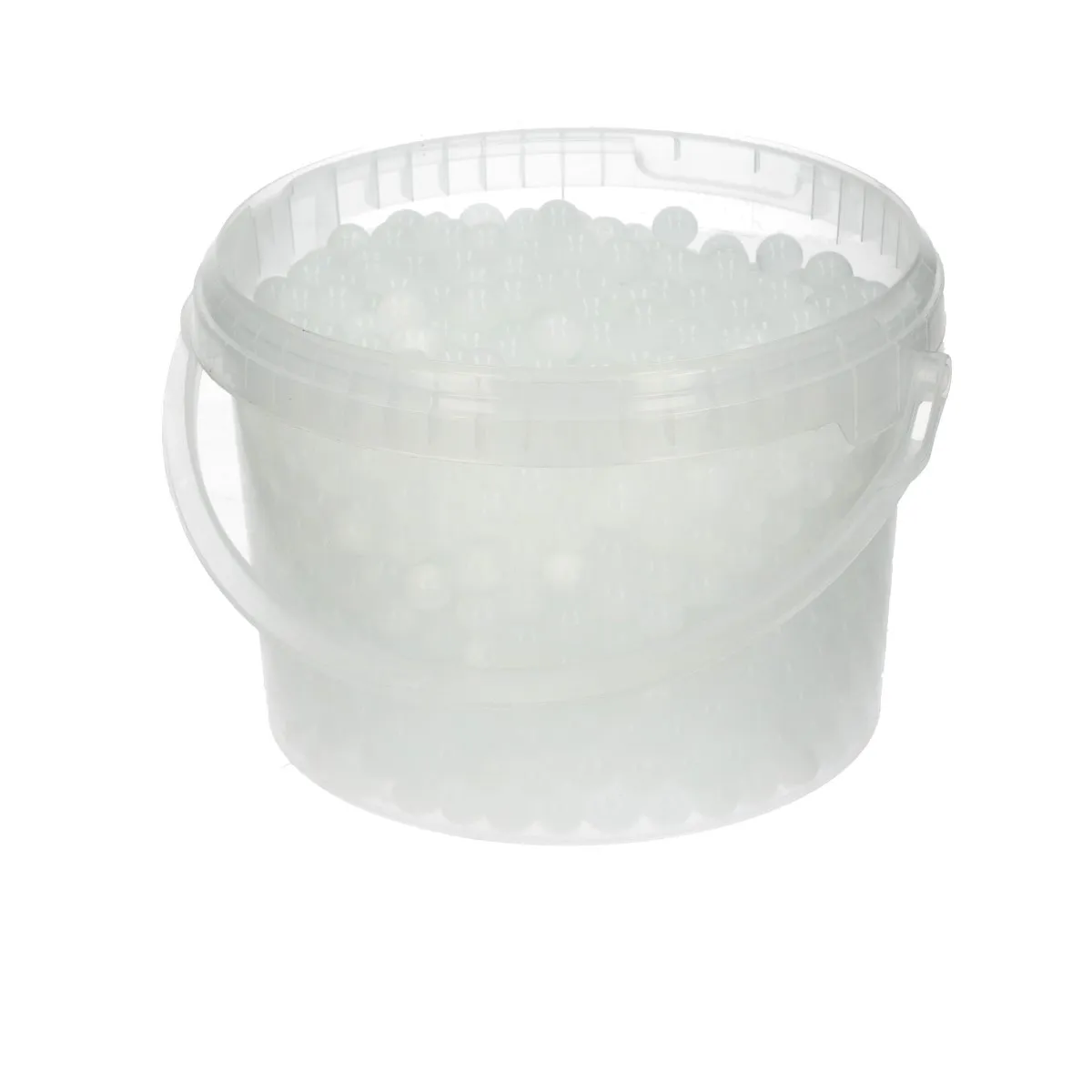 Gélové perly Decogel biele 9 mm, 3 l