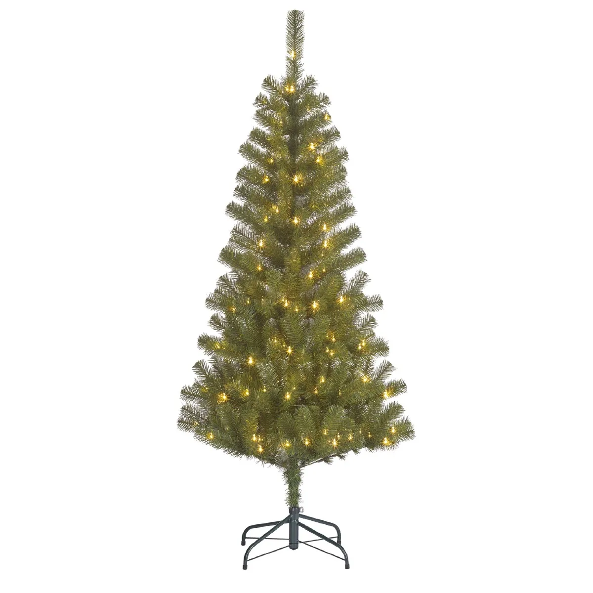 Umelý vianočný stromček Ague s LED a časovačom zelený ⌀ 81 × 185 cm