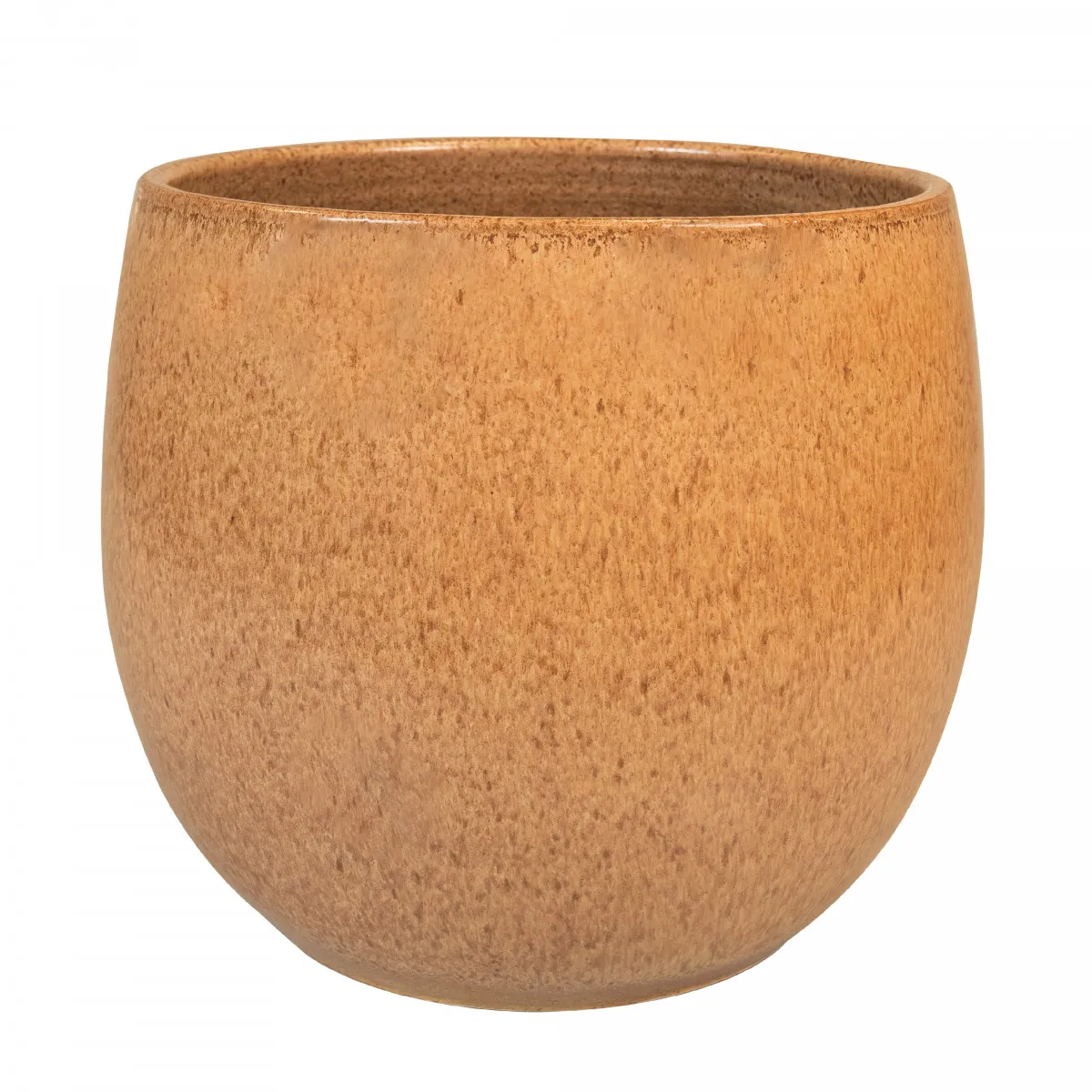 Keramický kvetináč Hailey hnedý ⌀ 33 × 28 cm