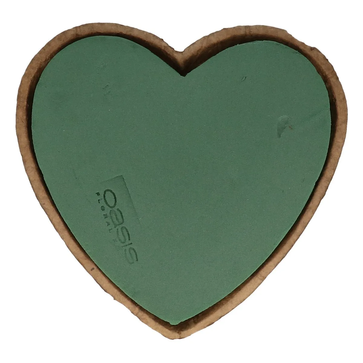 Srdce Oasis Biolit zelené 25,5 × 28 × 4 cm