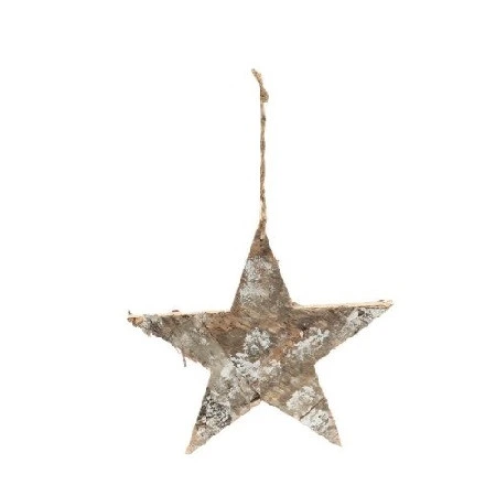 Závesná hviezda biela 25 cm