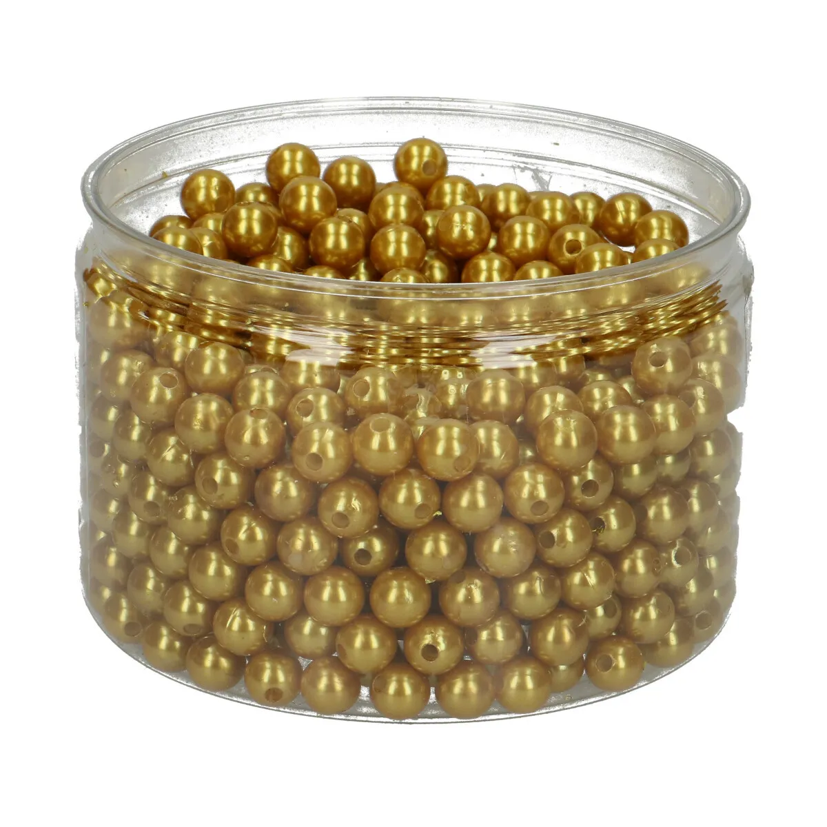 Dekoračné perly zlaté 10 mm