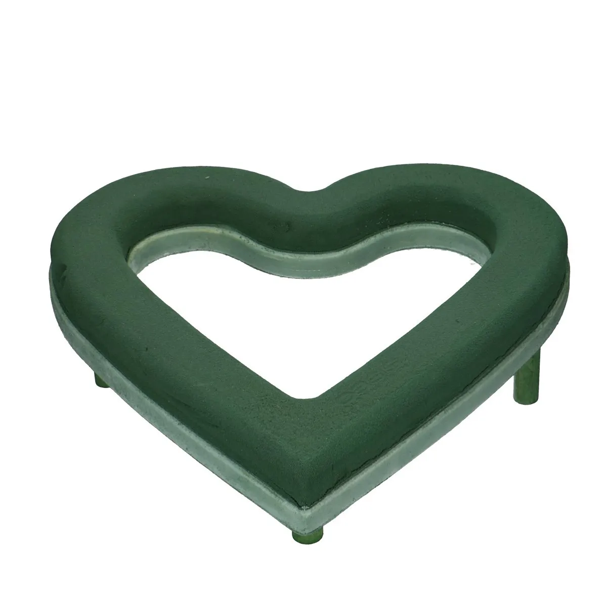 Otvorené srdce z aranžovacej hmoty Oasis Ecobase 38 × 40 × 4,5 cm