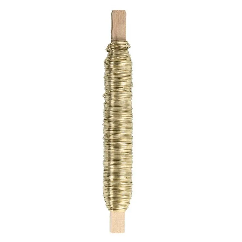 Navíjaný drôt zlatý 0,5 mm, 100 g
