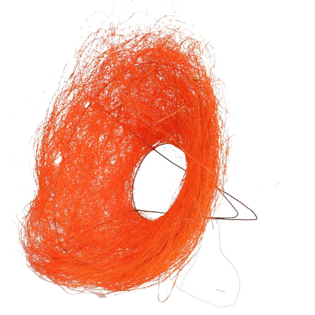 Sisalový držiak na kyticu oranžový ⌀ 20 cm