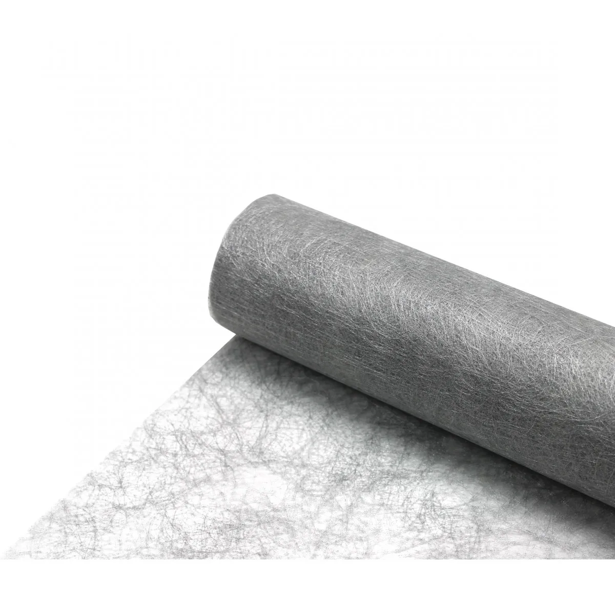 Ľanové vlákno v rolke strieborné 60 cm, návin 25 m