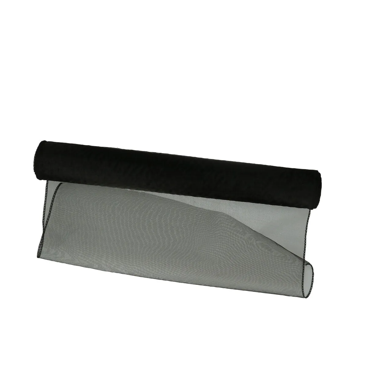 Organza v rolke čierna 40 cm, návin 9 m
