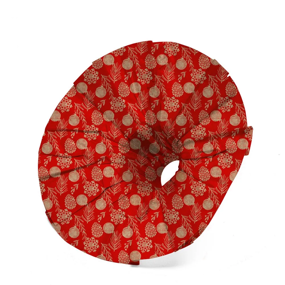 Vianočný držiak na kyticu Melle červený 25 cm