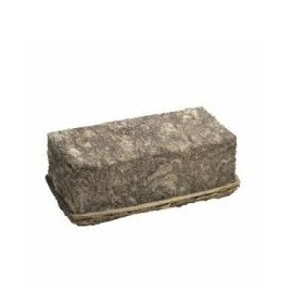 Aranžovacia hmota Oasis Bio Fibre hnedá, tehla s podložkou 25 × 13 × 9 cm