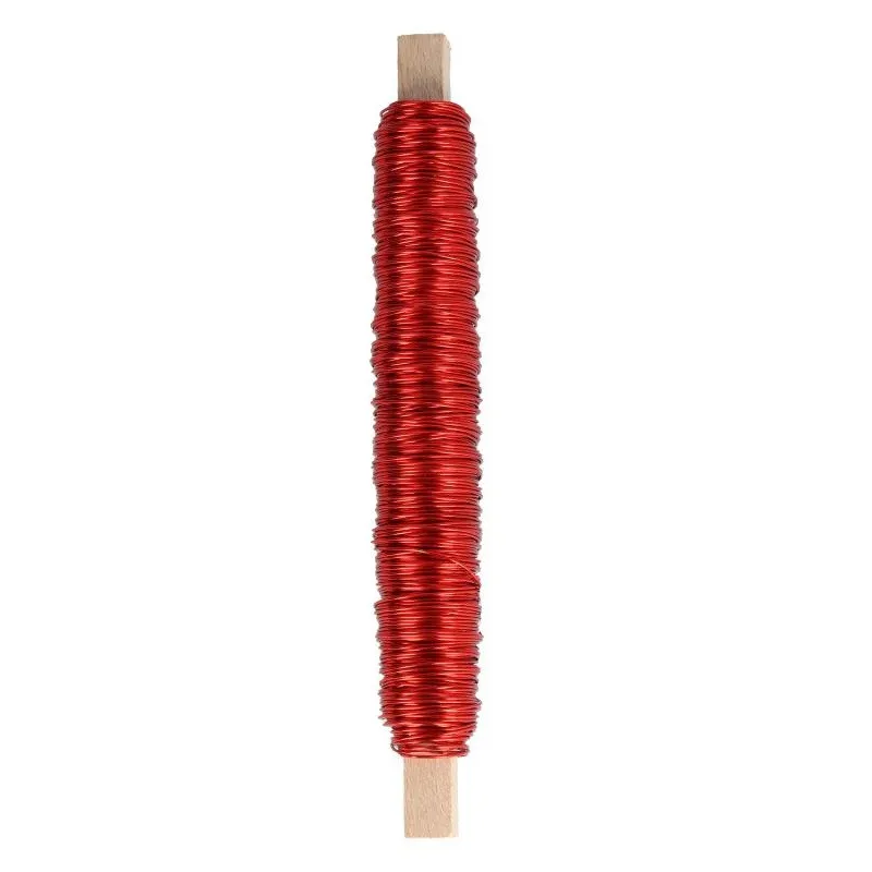 Navíjaný drôt červený 0,5 mm, 100 g