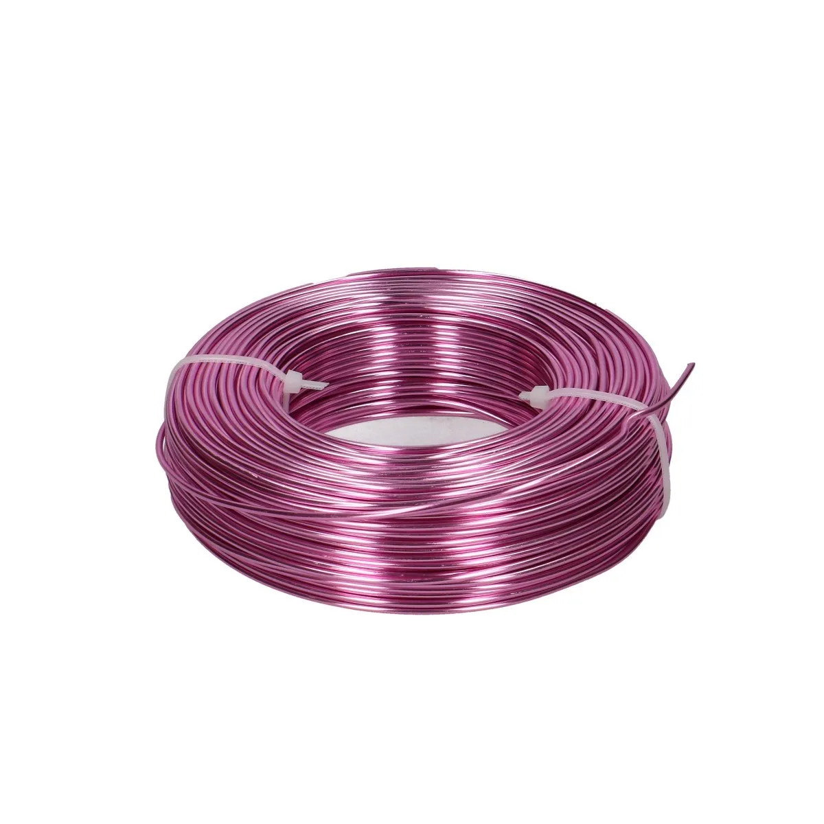 Hliníkový drôt ružový návin 60 m, 2 mm, 500 g