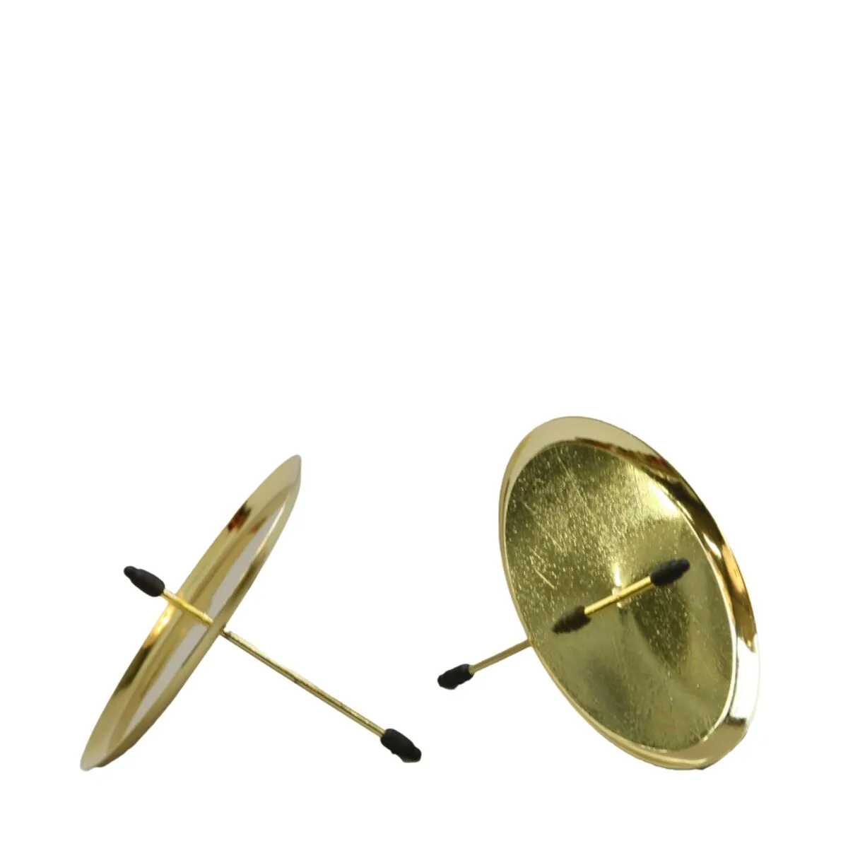 Sviečka držiak zlatá ⌀ 6 cm