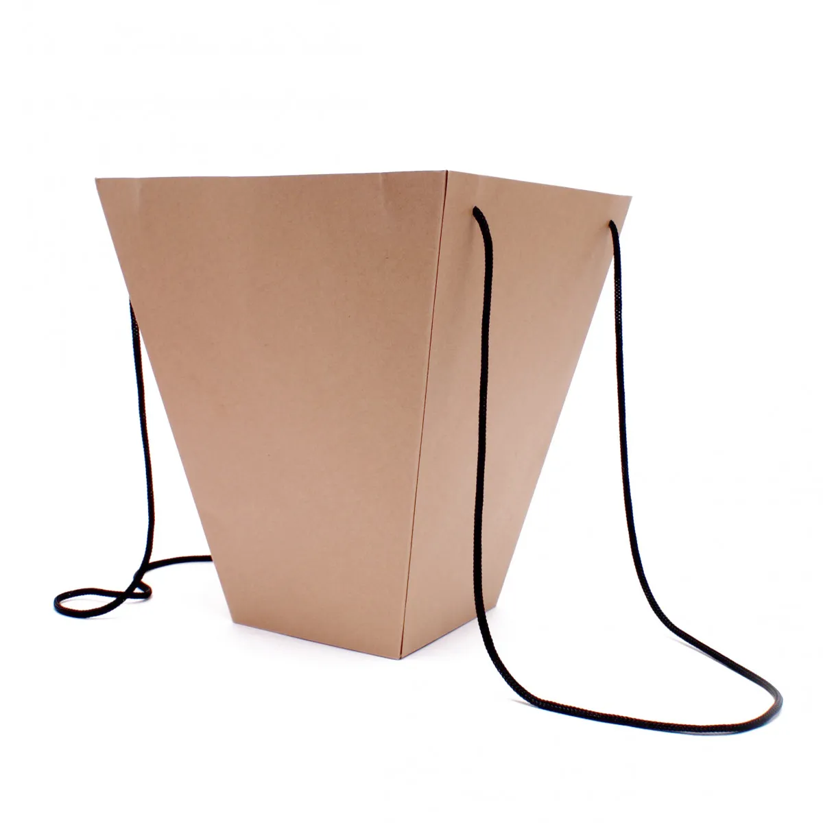 Taška na kvety Basic hnedá 13 × 30 cm
