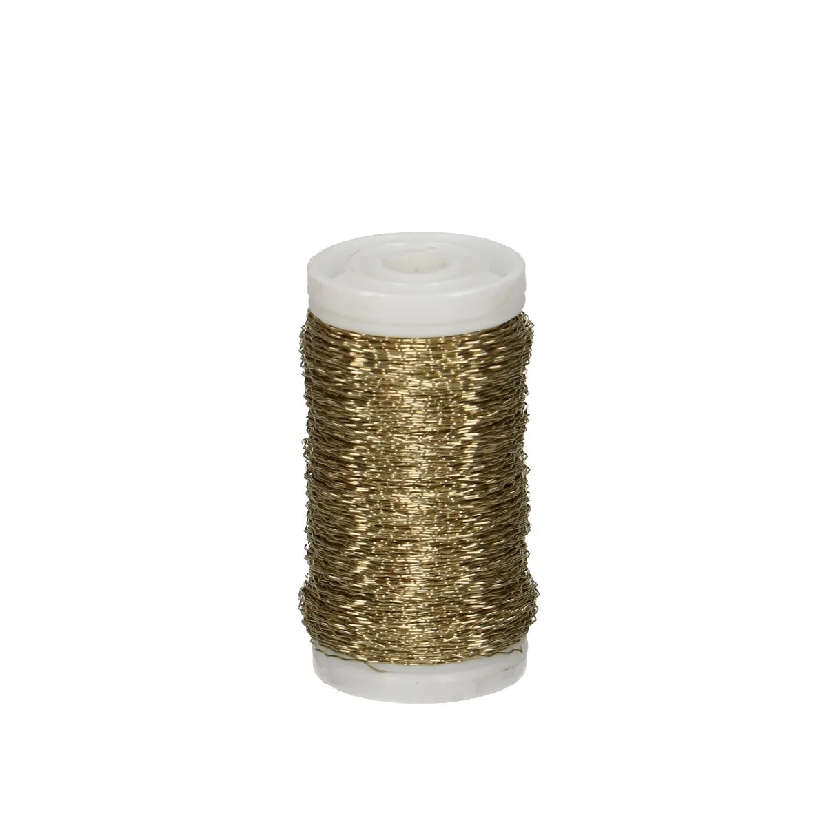 Bouillon zlatý, tenký kučeravý drôt 0,3 mm, 100 g
