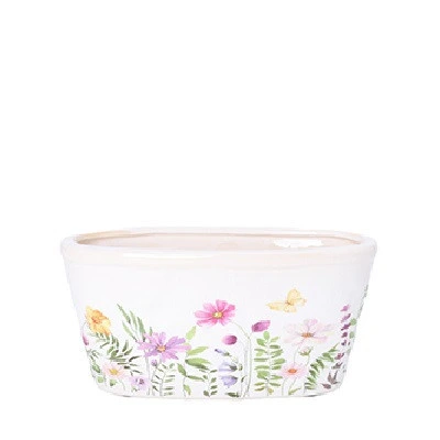 Keramická tácka Puerto biela 23 × 11 × 11 cm