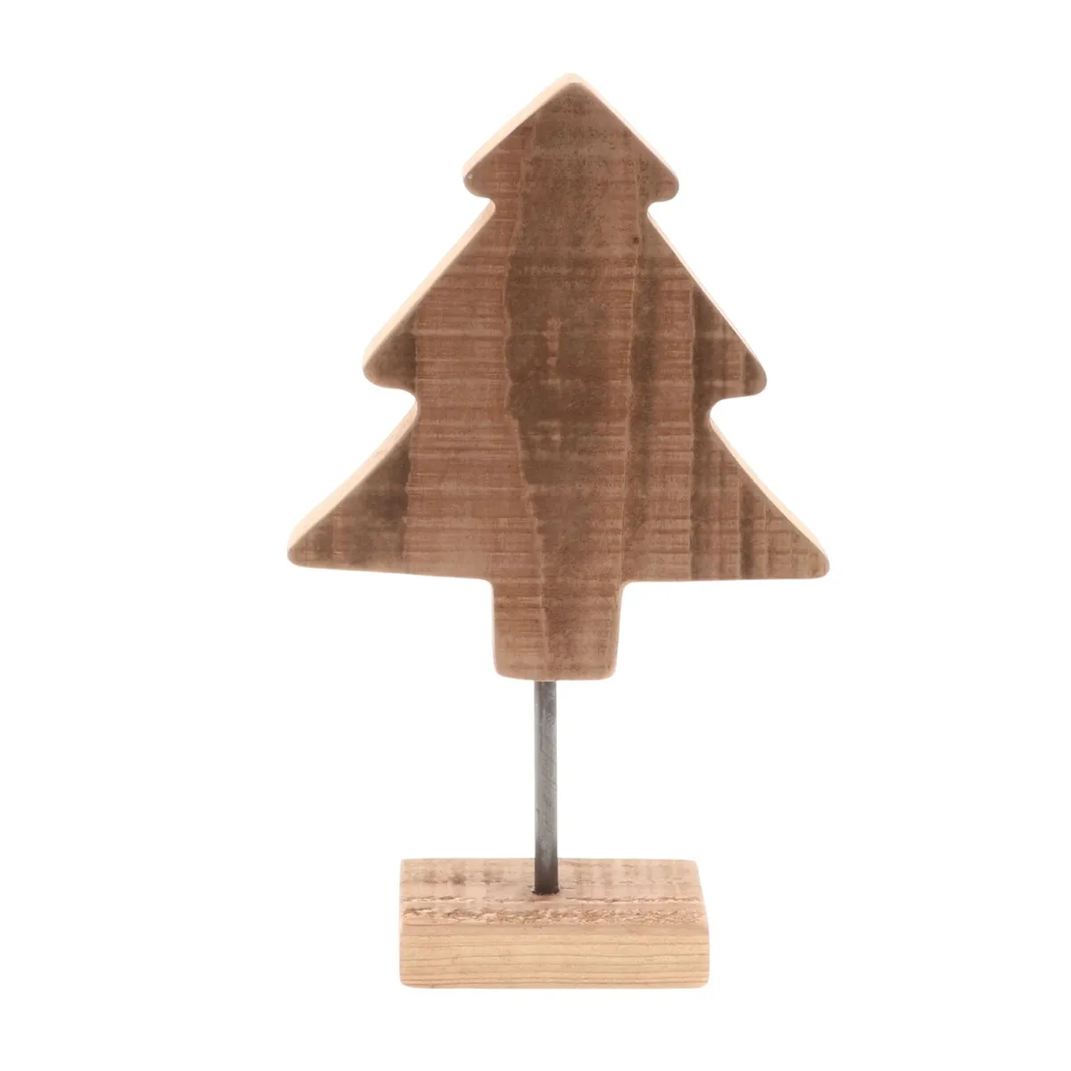 Vianočná dekorácia prírodný dekoračný stromček hnedá 20 × 17 × 30 cm
