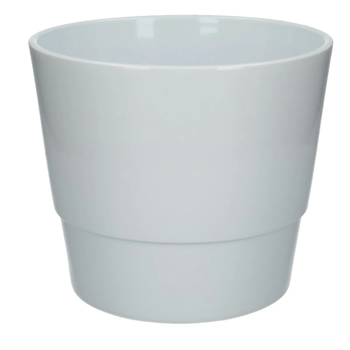 Keramický kvetináč Basic biely ⌀ 22 cm