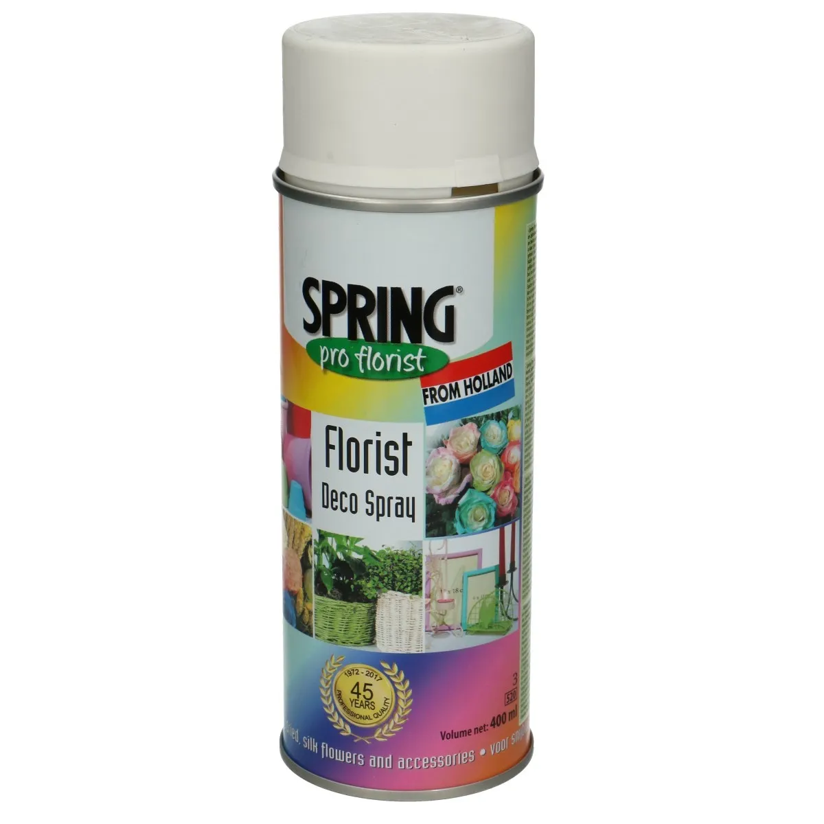 Farba v spreji Decospray, jemná biela 400 ml