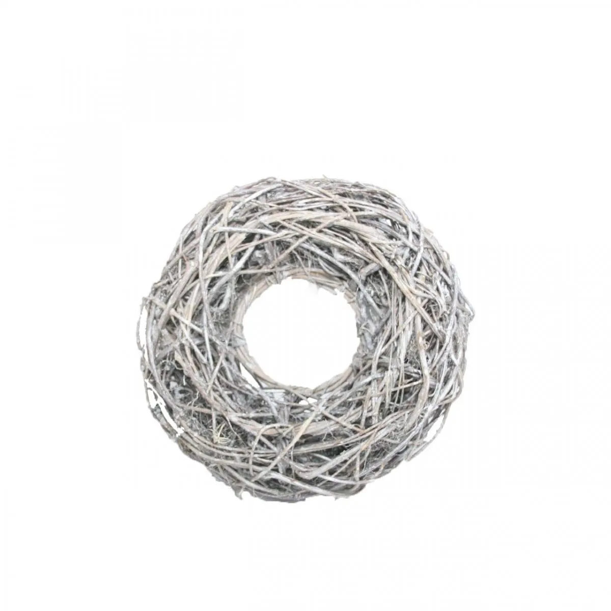 Veniec z koreňov viniča biely ⌀ 38 cm