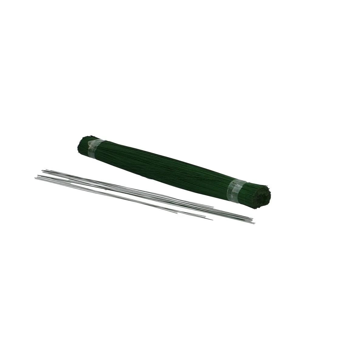 Lakovaný rovný drôt 0,4 mm zelený 30 cm, 1 kg