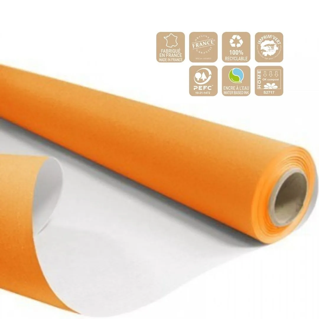 Baliaci papier Clayrton oranžový 80 cm, návin 40 m