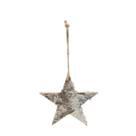 Závesná hviezda biela 15 cm