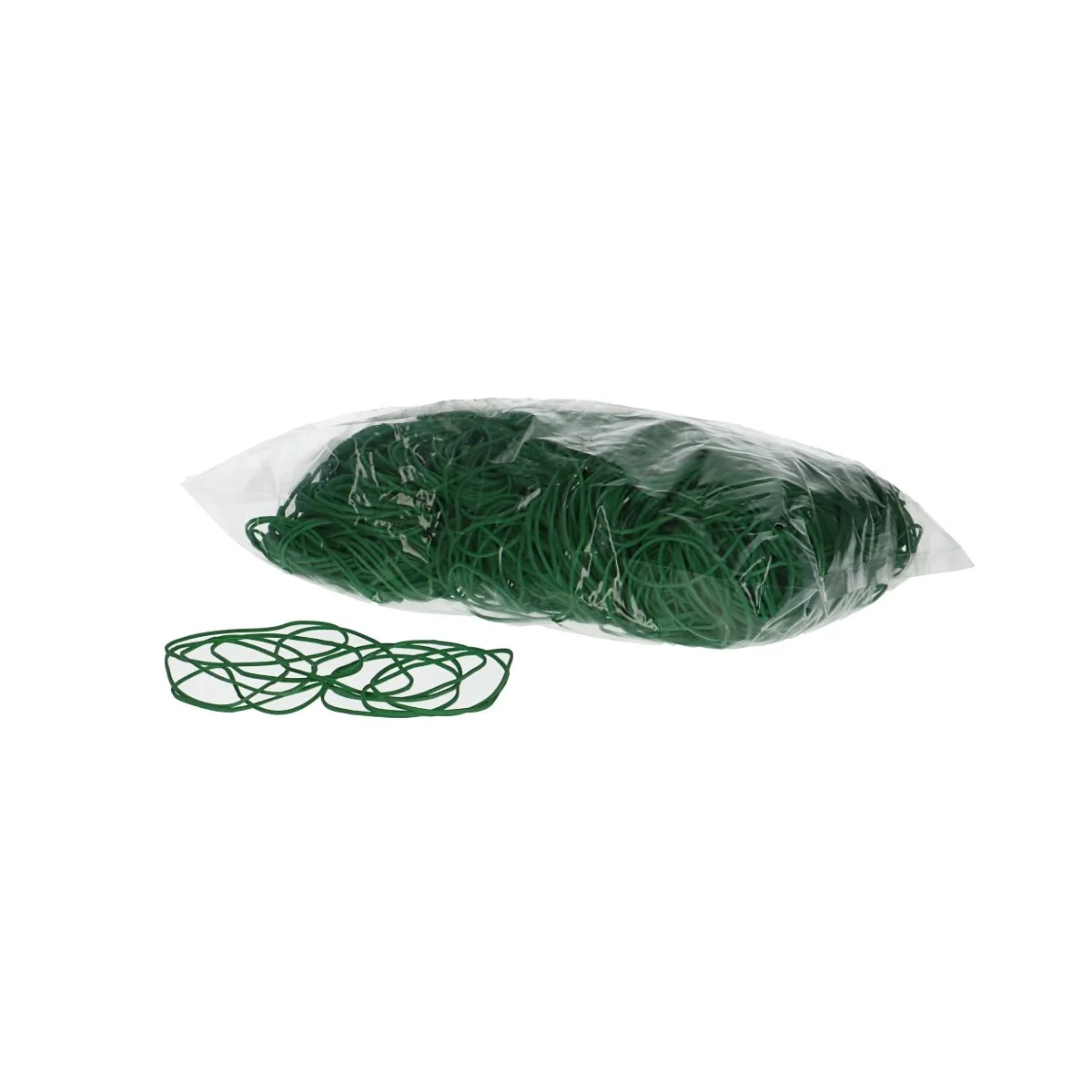 Gumičky 60 × 1,5 mm zelené 1 kg