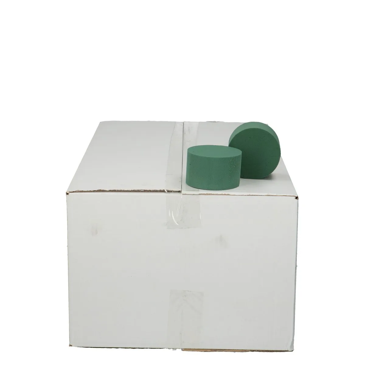 Valec z aranžovacej hmoty zelený ⌀ 8 × 5 cm