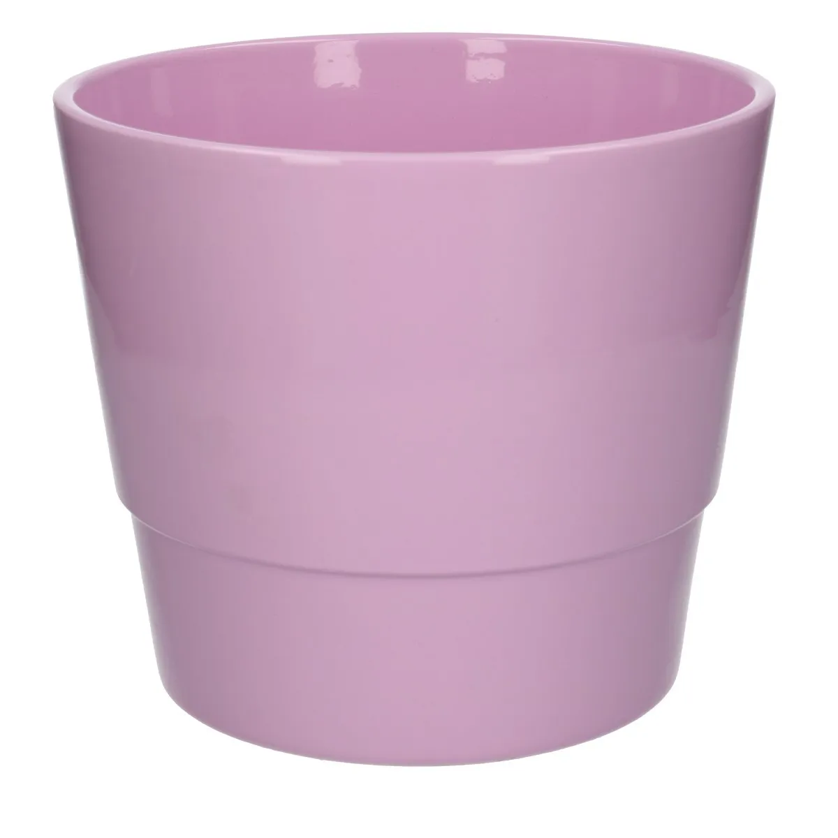 Keramický kvetináč Basic ružový ⌀ 22 cm