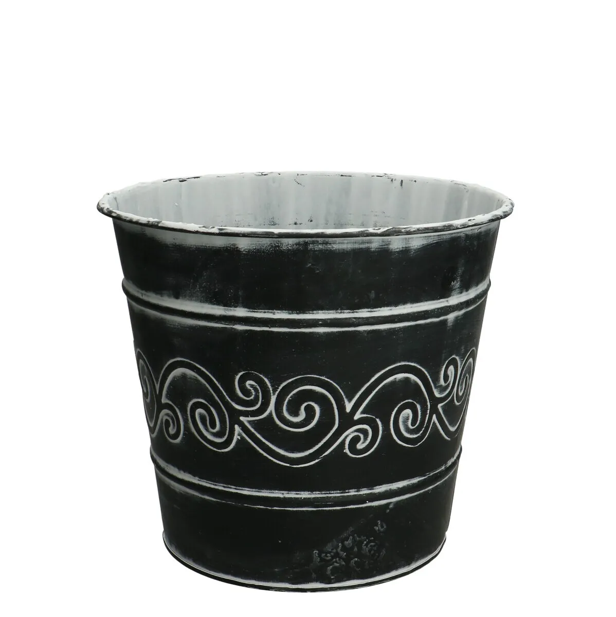 Zinok Barok kvetináč sivá ⌀ 20 × 18,5 cm