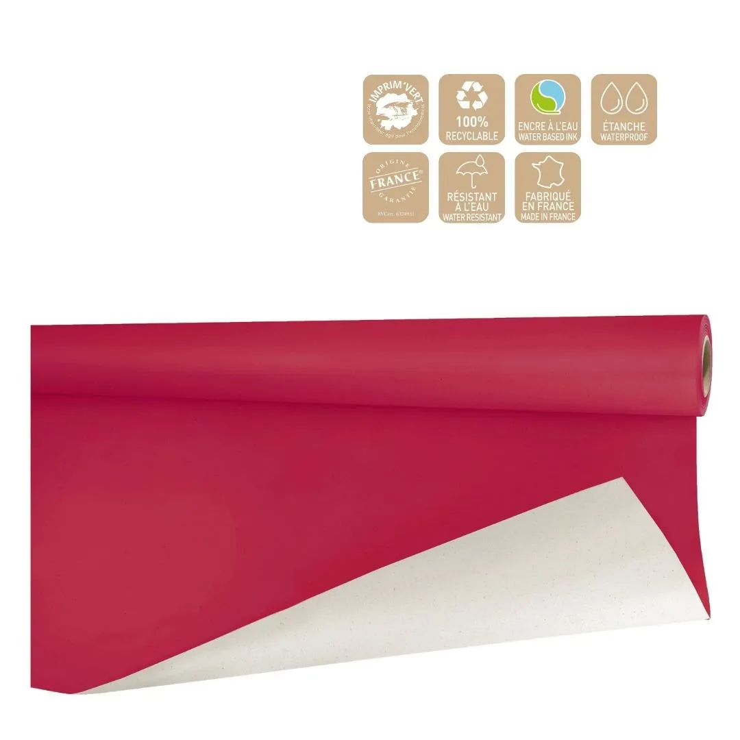 Valentínsky baliaci papier Cherry Clayrton červený 80 cm, návin 40 m