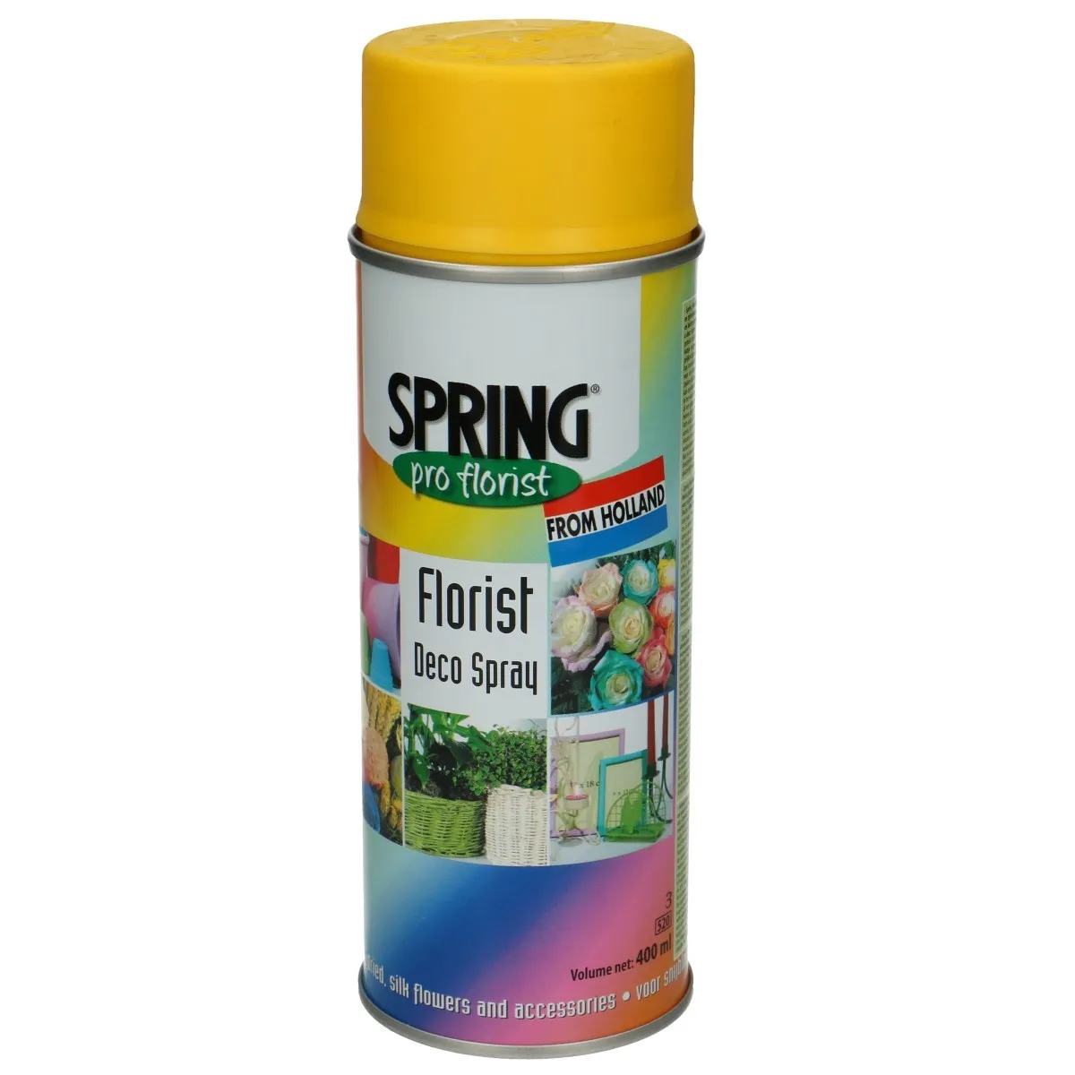 Farba v spreji Decospray, chrómová žltá 400 ml
