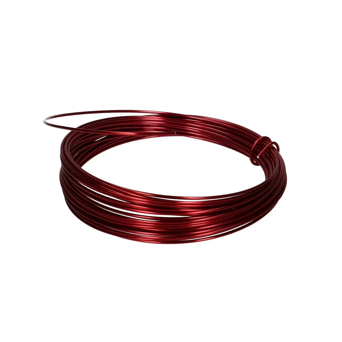Hliníkový drôt červený návin 12 m, 2 mm, 100 g