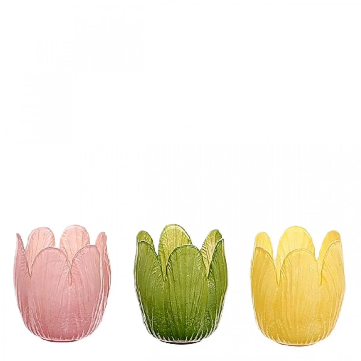 Svietnik tulipán mix farieb ⌀ 6,5 × 8,5 cm