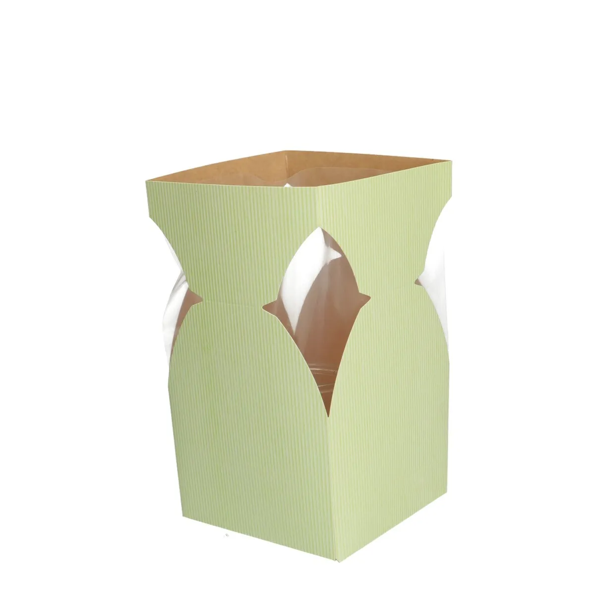 Taška na kyticu BasicLine zelená ⌀ 11,5 × 21 cm