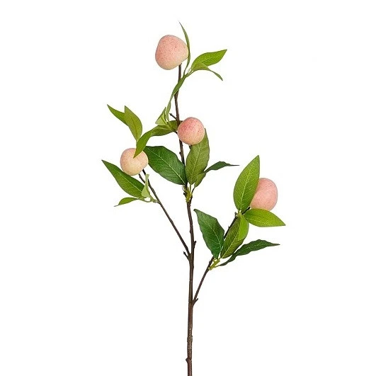 Umelá rastlina Peach lososová 72 cm