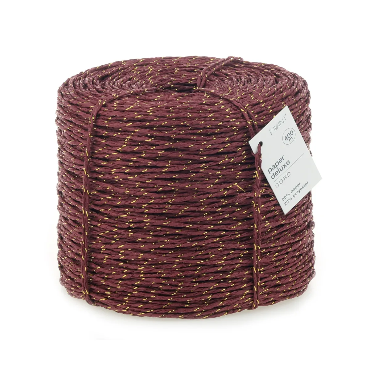 Papierový drôt Deluxe hnedý návin 40 m, 1 mm