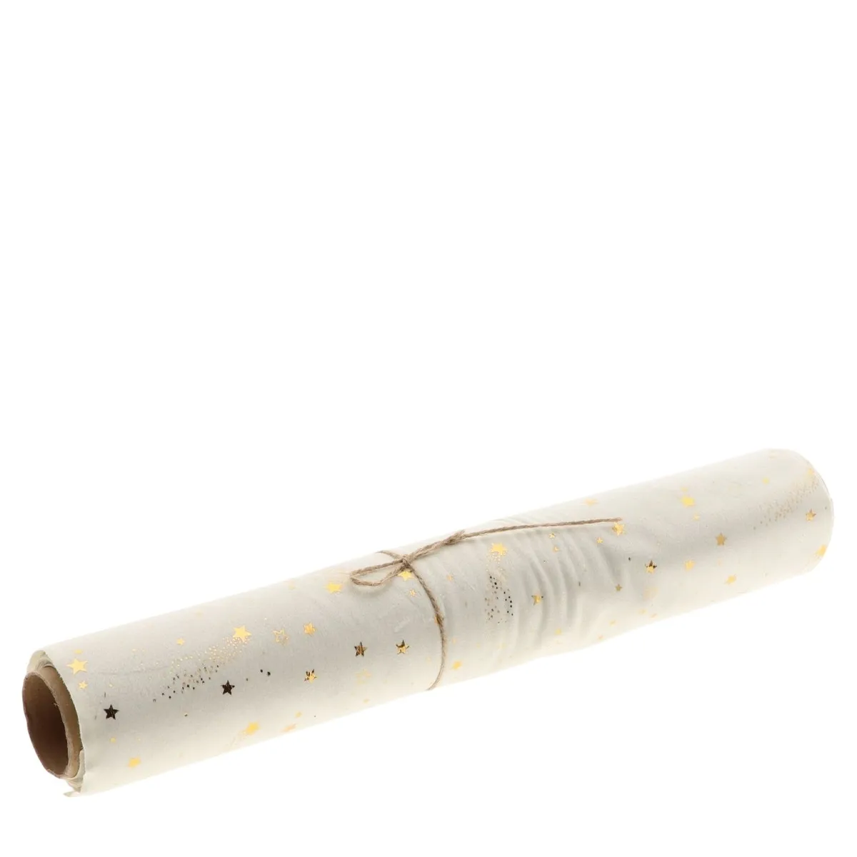 Vianočná dekorácia Table runner Norva krémová návin 3 m, 340 mm