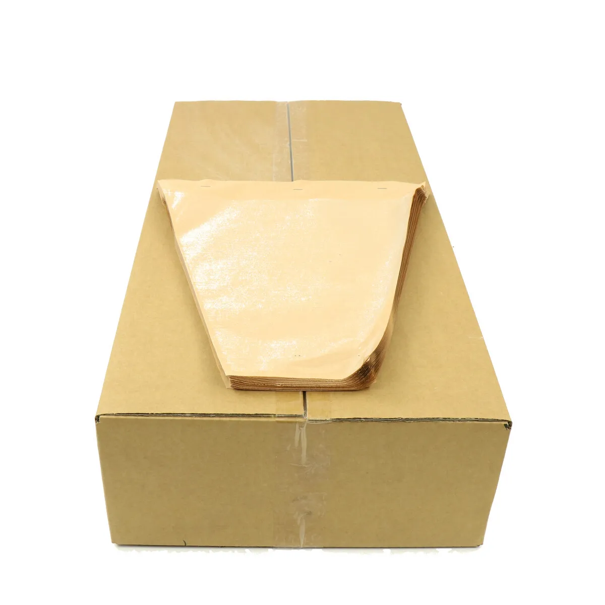 Obal na kvety Pure hnedý, fólia a kraft 40 × 30 × 12 cm, OPP35