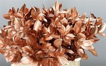 Ruskus farbený Copper + Glitter • 60 cm