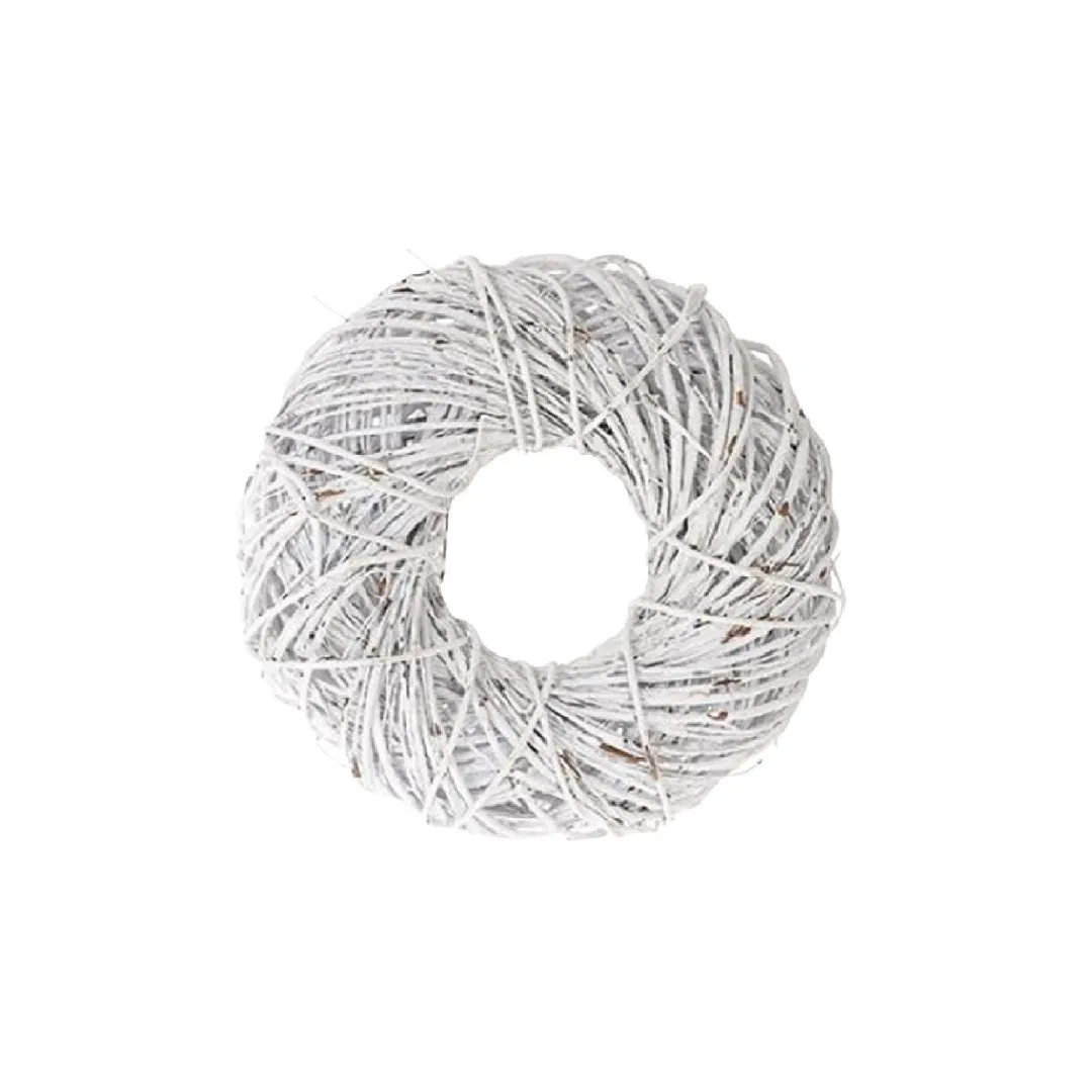 Veniec Twister biely ⌀ 50 cm