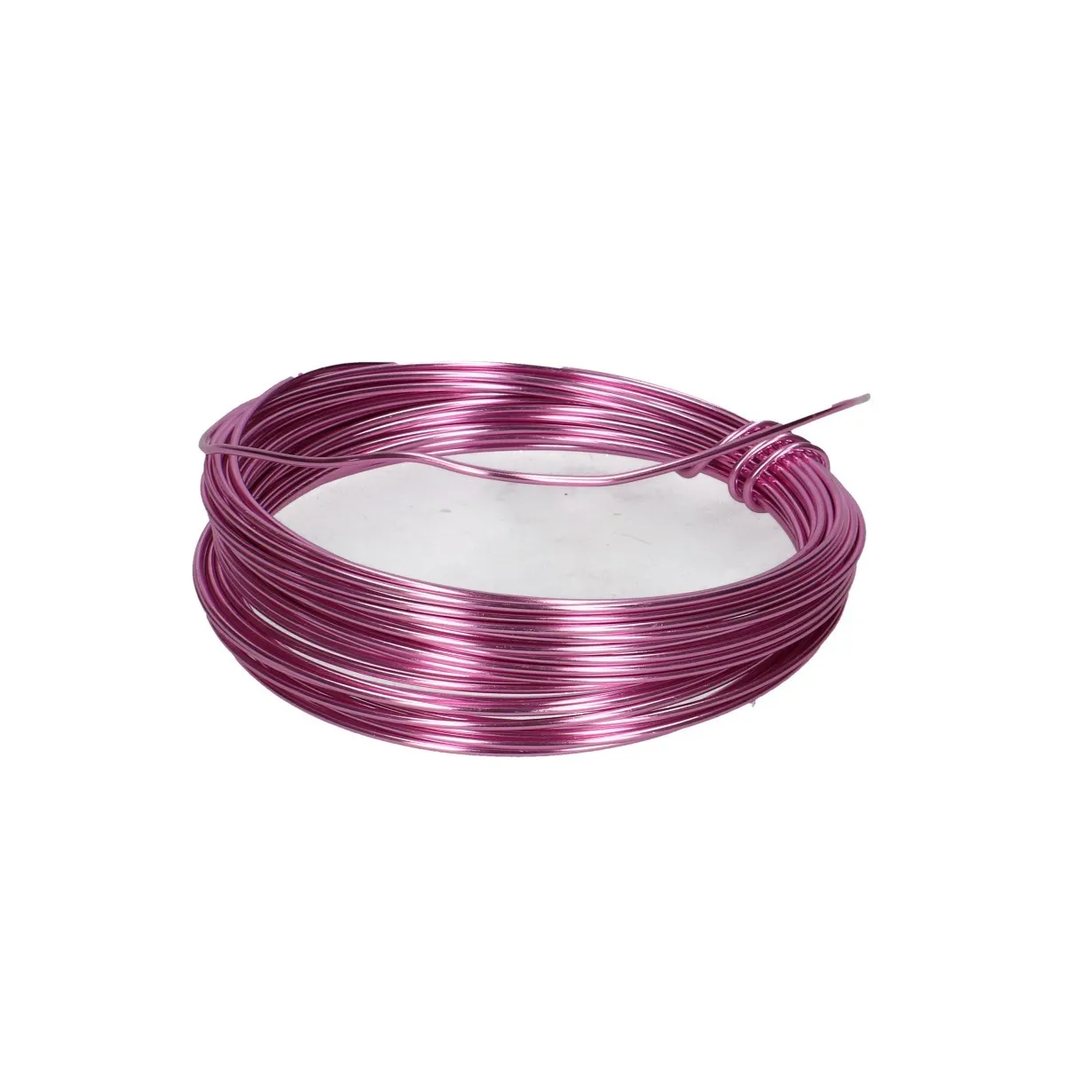 Hliníkový drôt ružový návin 12 m, 2 mm, 100 g
